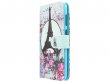 Retro Paris Bookcase Wallet - Huawei Y6 Pro 2017 hoesje
