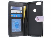 Paarden Bookcase Wallet - Huawei Y7 2018 hoesje