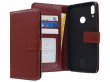Book Case Mapje Bruin - Huawei Y7 2019 hoesje