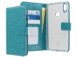 Book Case Mapje Turquoise - Huawei Y7 2019 hoesje