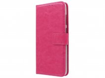 Book Case Mapje Roze - Huawei Y7 2019 hoesje