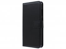 Book Case Mapje Zwart - Huawei Y7 2019 hoesje