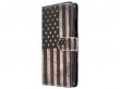 Vintage USA Bookcase - Huawei Y7 hoesje