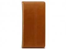 Leren Slimfit Bookcase - Huawei P9 hoesje