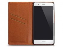 Leren Slimfit Bookcase - Huawei P9 Lite hoesje