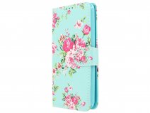 Flower Bookcase - Huawei Y5 II / Y6 II Compact hoesje