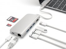 Satechi USB-C Multi-Port Hub met USB HDMI Ethernet SD