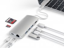 Satechi USB-C Multi-Port Hub V2 - USB HDMI Ethernet SD