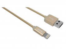 Kanex DuraFlex Metal Cable Goud - Lightning USB kabel (120cm)