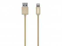 Kanex DuraFlex Metal Cable Goud - Lightning USB kabel (120cm)