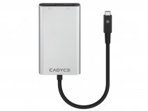 Cadyce Thunderbolt 3/4 naar Dual Displayport Adapter