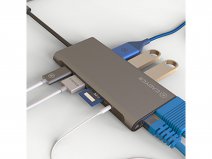 Cadyce USB-C 10-port Hub met USB-A Ethernet HDMI VGA PD AUX