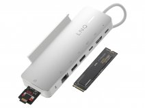 LINQ ProConnect 9in1 USB-C Multiport Adapter met SSD Slot, HDMI, Ethernet & Meer
