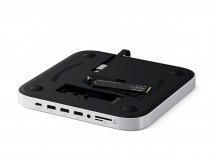 Satechi Aluminium Mac Studio/Mac Mini Stand & USB-C Hub met SSD bay - Zilver