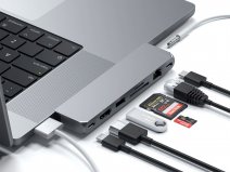 Satechi USB-C Pro Hub Max voor MacBook Space Grey - USB4, HDMI, Ethernet & Meer