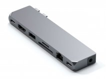 Satechi USB-C Pro Hub Max voor MacBook Space Grey - USB4, HDMI, Ethernet & Meer