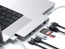Satechi USB-C Pro Hub Max voor MacBook Zilver - USB4, HDMI, Ethernet & Meer
