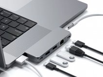 Satechi USB-C Pro Hub Mini voor MacBook Space Grey - USB4, Ethernet & Meer