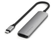 Satechi USB-C 4-in-1 Slim Multi-Port Adapter - Space Grey