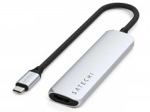 Satechi USB-C 4-in-1 Slim Multi-Port Adapter - Zilver