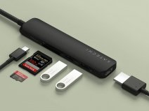 Satechi USB-C 6-in-1 Slim Multi-Port Adapter - Zilver