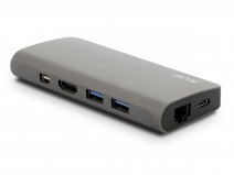 LMP USB-C Travel Dock Space Grey - HDMI VGA MD Ethernet SD