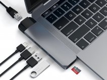 Satechi USB-C Pro Hub Ethernet voor MacBook Pro - Space Grey
