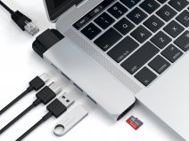 Satechi USB-C Pro Hub Ethernet voor MacBook Pro - Zilver