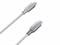 Nomad Kevlar Cable USB-C naar USB-C Kabel 240W - 300cm - Wit