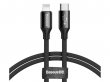 USB-C naar Lightning kabel van Baseus - 100cm - Zwart