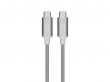 USB-C naar USB-C kabel van Griffin - Zilver - 180cm