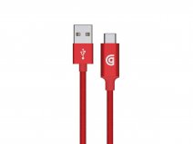 Griffin Premium USB-A naar USB-C kabel - 180cm - Rood