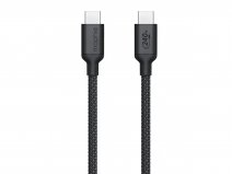Mophie Heavy Duty Cable USB-C naar USB-C Kabel 240W - 200cm - Zwart