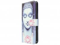 Boeddha Lily Bookcase Flipcase - LG G6 hoesje