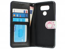 Boeddha Lily Bookcase Flipcase - LG G6 hoesje