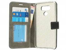 Deluxe Bookcase Flipcase - LG G6 hoesje (Zwart)