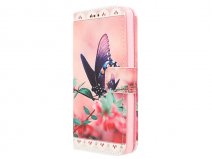 Butterfly Book Case - Microsoft Lumia 550 hoesje