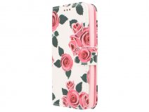 Rose Book Case - Microsoft Lumia 550 hoesje