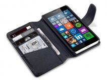 CaseBoutique Leather Wallet Case - Hoesje voor Microsoft Lumia 640