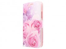 Rose Book Case - Microsoft Lumia 640 hoesje