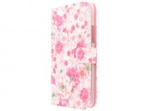 Floral Book Case Hoesje voor Microsoft Lumia 640 XL