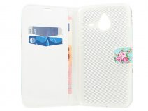 Flower Book Case Hoesje voor Microsoft Lumia 640 XL