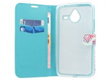 Mandela Book Case Hoesje voor Microsoft Lumia 640 XL