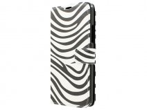 Zebra Book Case Hoesje voor Microsoft Lumia 640 XL