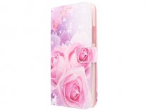 Rose Book Case - Microsoft Lumia 640 XL hoesje