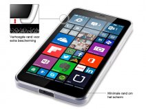 CaseBoutique Crystal Clear Case - Microsoft Lumia 640 XL Hoesje