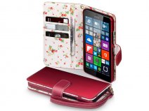 CaseBoutique Flower Wallet Case - Microsoft Lumia 640 XL hoesje