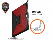 Urban Armor Gear Metropolis Folio Rood - Surface Pro X hoesje