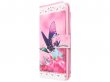 Butterfly Bookcase - Motorola Moto E4 hoesje