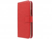Bookcase Wallet Rood - Motorola Moto G5 Plus hoesje